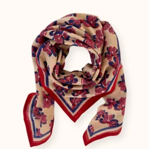 Apaches Collections – Big Foulard Dupatta Violeta Macadamia.