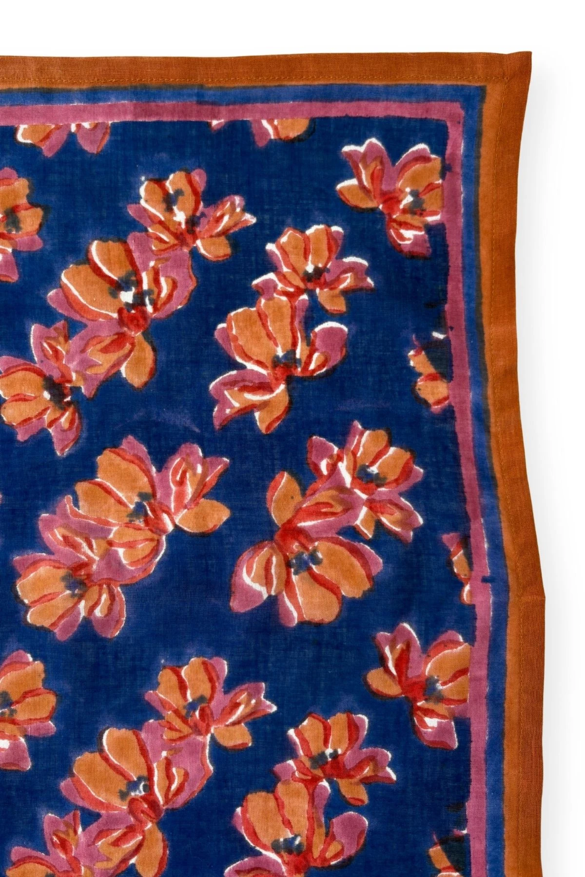 Apaches Collections – Big Foulard Dupatta Violeta Navy. - Image 2