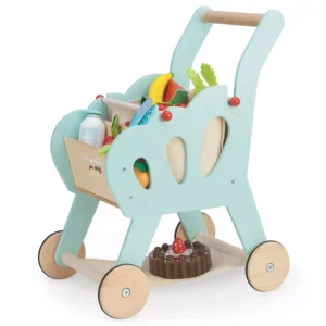 Chariot de courses (avec sac en tissu amovible).