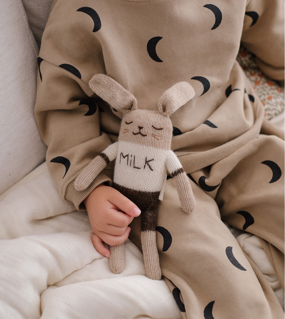 Doudou lapin Milk |Main Sauvage x Organic Zoo . - Image 2