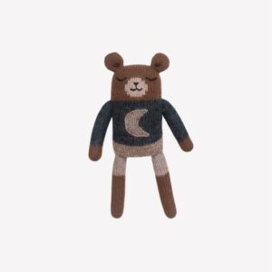 Doudou ourson Midnight |Main Sauvage x Organic Zoo.