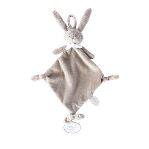 Dimpel Doudou Ella Tuttie 25cm beige gris.