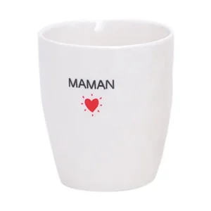 Gobelet message maman D7,3 H8,2cm.