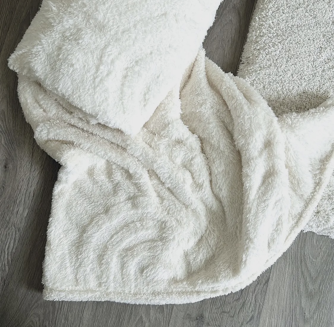 Plaid Annie blanc 130X170cm.