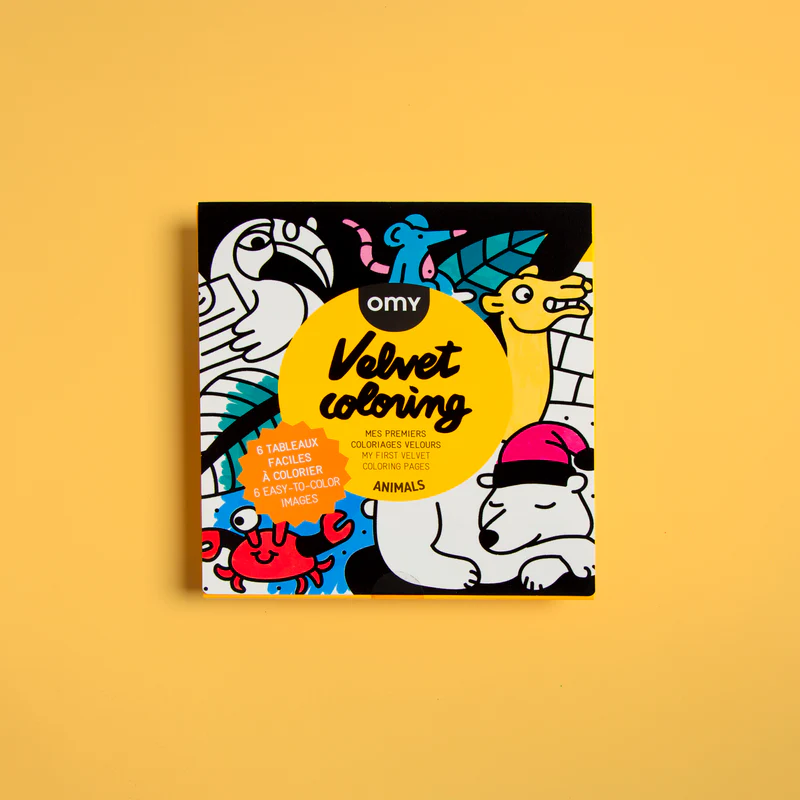 Coloriage velours Animals – Omy.