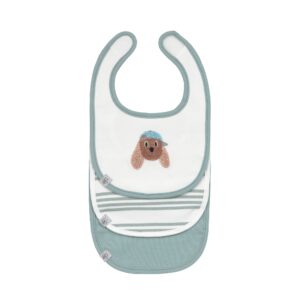 Bavoirs naissance (lot de 3) – Tiny Team, Chien.