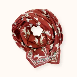Apaches Collections – Big Foulard Latika « Bengale » Fire.