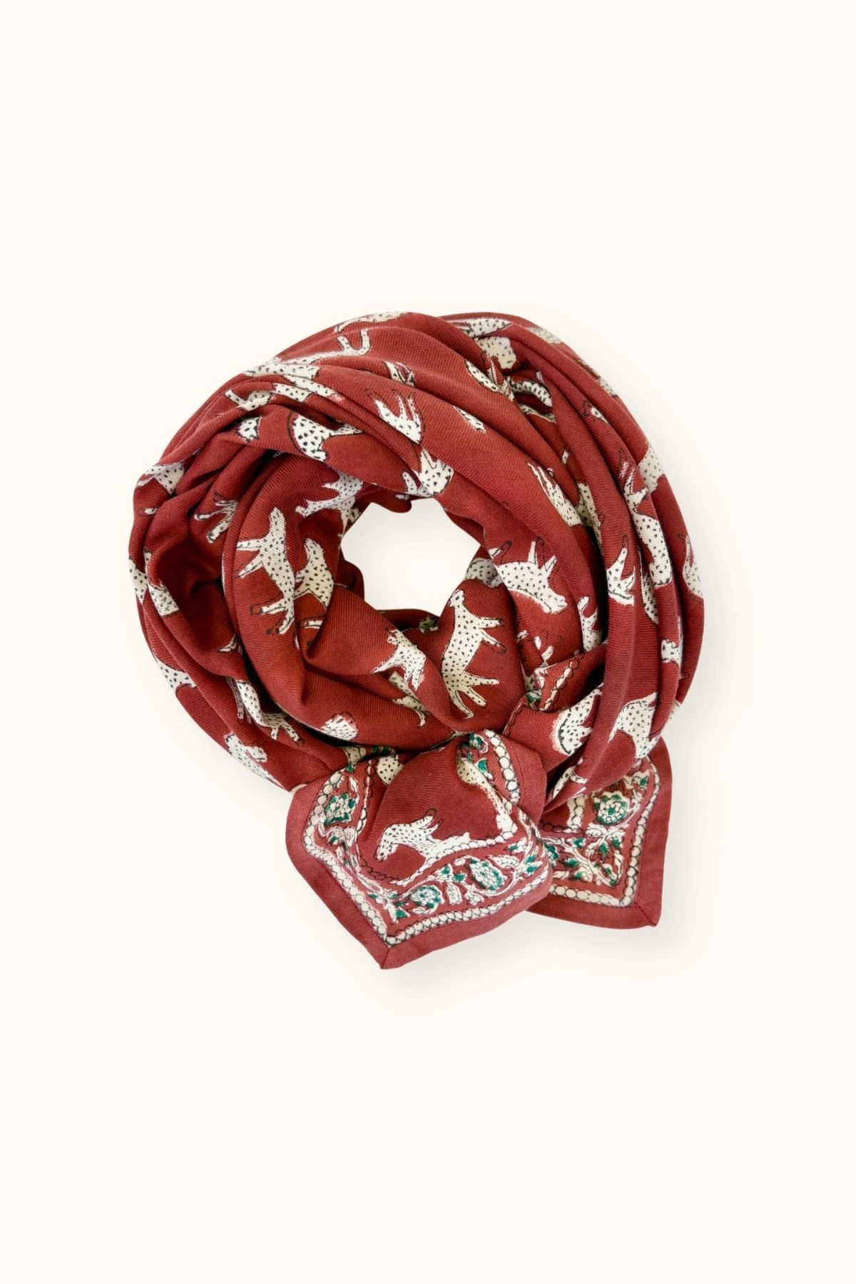 Apaches Collections – Big Foulard Latika « Bengale » Fire.