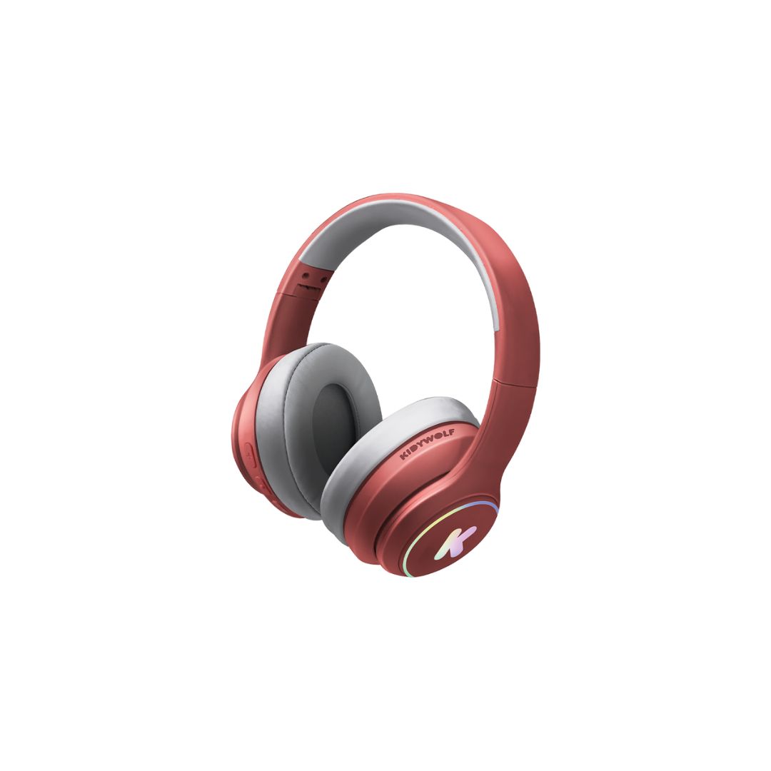 K-EARS Casque audio bluethooth bordeaux.