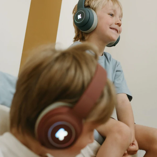 K-EARS Casque audio bluethooth bordeaux. - Image 3