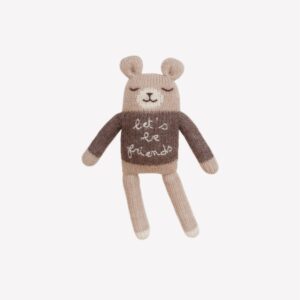 Doudou ourson Friends |Main Sauvage x Organic Zoo.