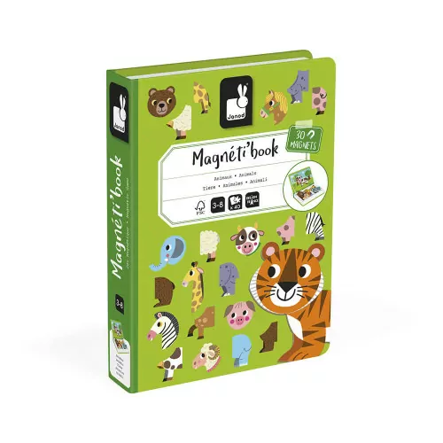 Magnéti’book animaux 30 magnets – Janod.