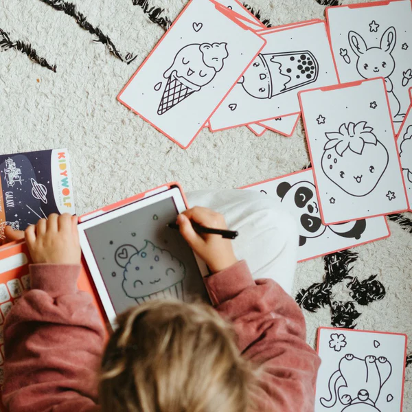 KIDYDRAW-MINI Tablette à dessin Kawai - Kidywolf. - Image 2