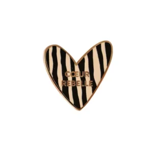 Pin&rsquo;s Cœur Rebelle – Zakuw.