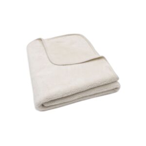 Couverture toute douce- Reversible – Sherpa – Jersey 100x150cm Oatmeal | Jollein.