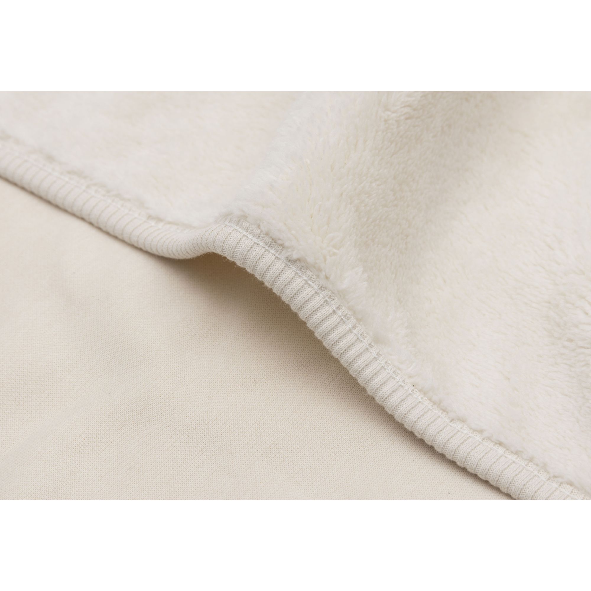 Couverture toute douce- Reversible – Sherpa – Jersey 100x150cm Oatmeal | Jollein. - Image 2