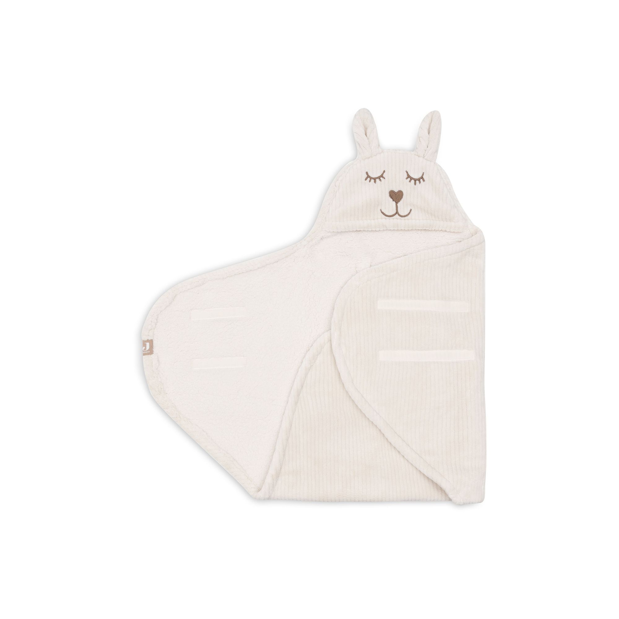 Couverture Portefeuille Bunny Cloudy Rib Oatmeal – Jollein.