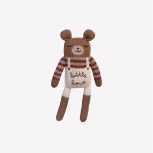 Doudou ourson little love | Main Sauvage.
