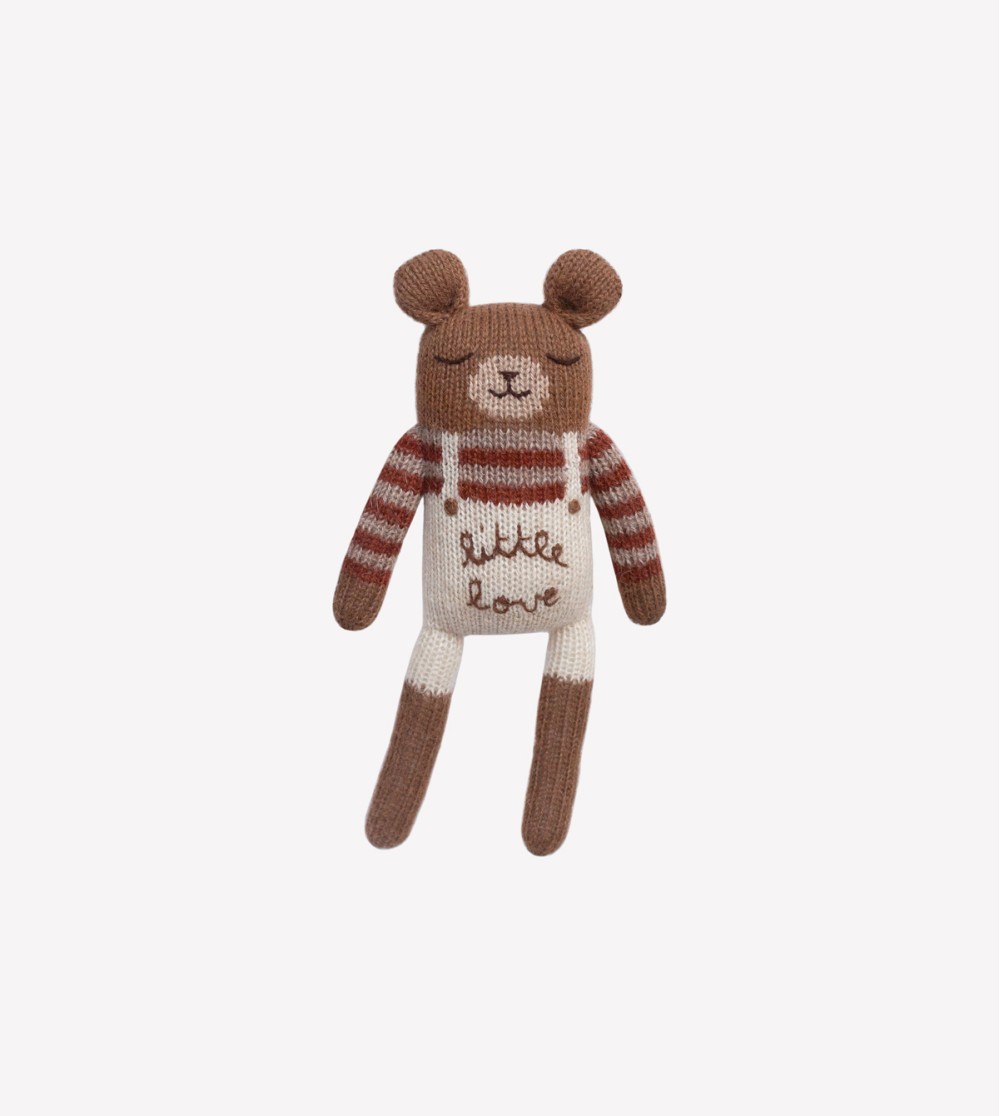 Doudou ourson little love | Main Sauvage.