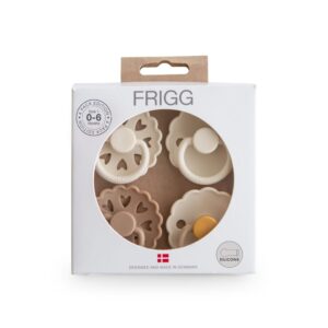 Pack de 4 tétines (silicone) FRIGG Snowflake Dream taille 1.