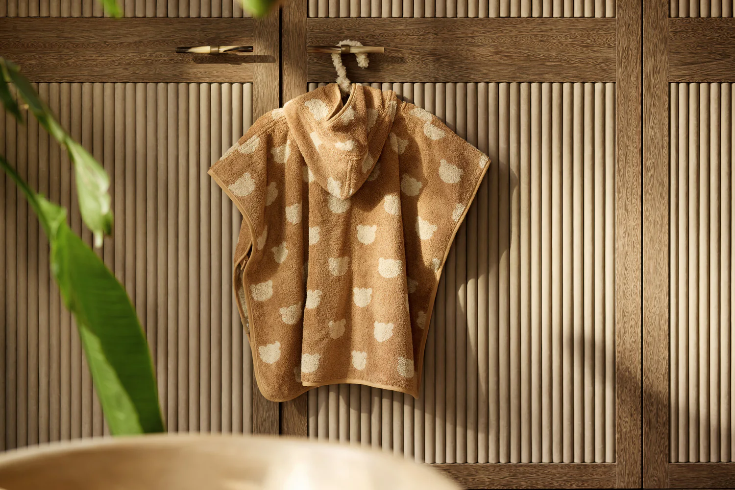 Poncho de Bain Éponge Jacquard - Jollein. - Image 3