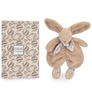 Doudou et compagnie – Doudou lapin Beige 29 cm.