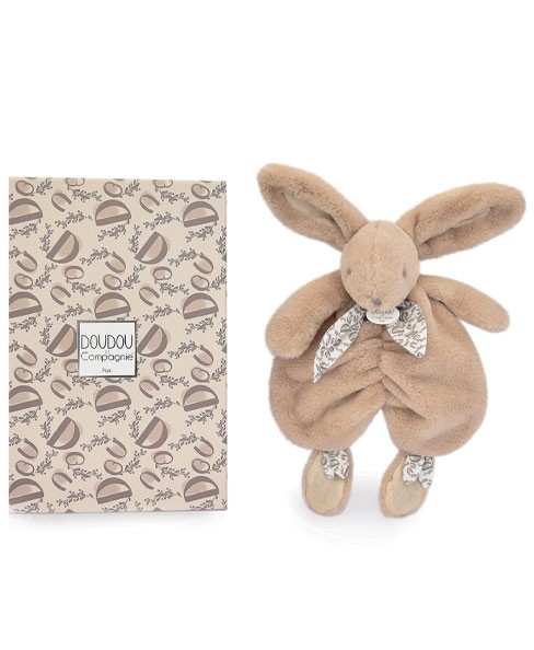 Doudou et compagnie – Doudou lapin Beige 29 cm.