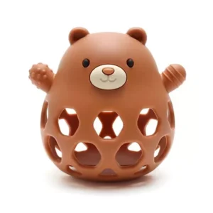 Ours en silicone pour développer la motricité fine – Camel.