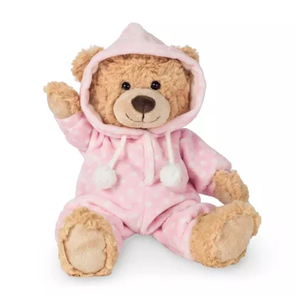 Peluche avec pyjama rose 30 cm.