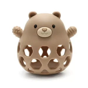 Ours en silicone pour développer la motricité fine – Sable.