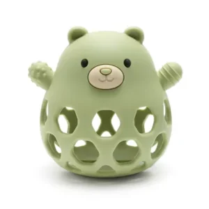 Ours en silicone pour développer la motricité fine – Sauge.