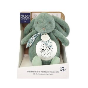 Veilleuse Musicale Lapin sauge Projection d’étoiles – Doudou et compagnie.