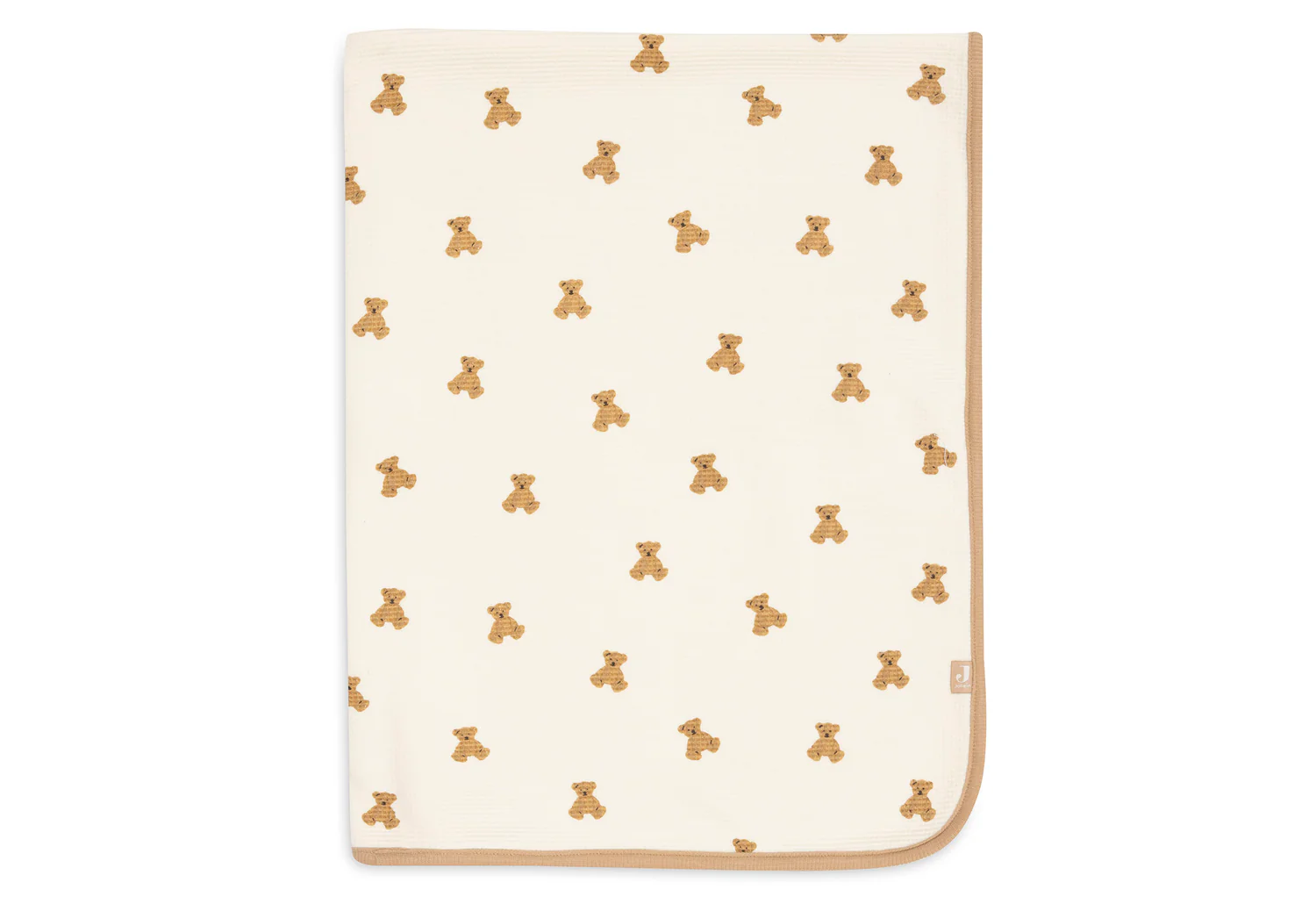 Couverture Little Waffle Mini Teddy Bear – Jollein.