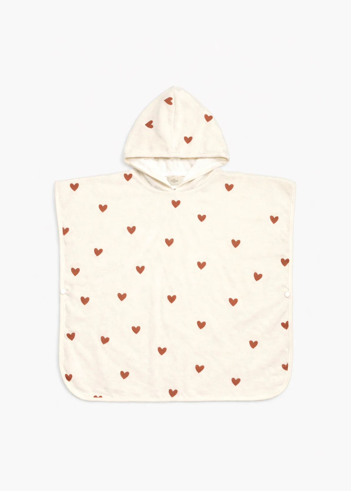 Poncho de bain – Petits Coeurs. (taille 1-2ans).