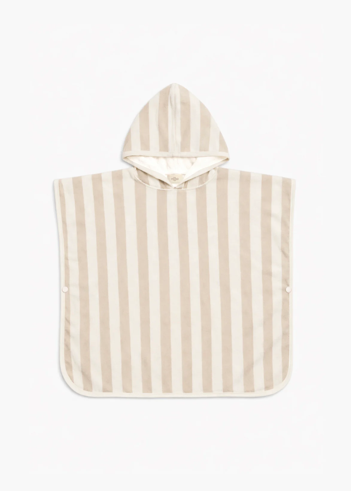 Poncho de bain – Lignes Toffee. (taille 1-2ans).