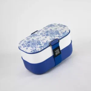 Lunchbox bento 2 étages Toile de Jouy 1200 ml.