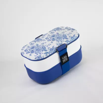 Lunchbox bento 2 étages Toile de Jouy 1200 ml.