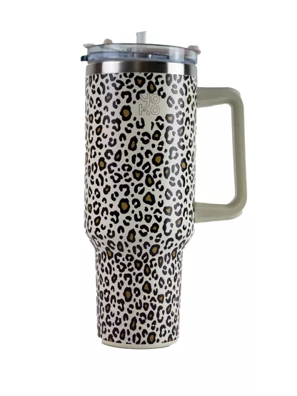 Travel Mug XL isotherme – Léopard – 1200ml.