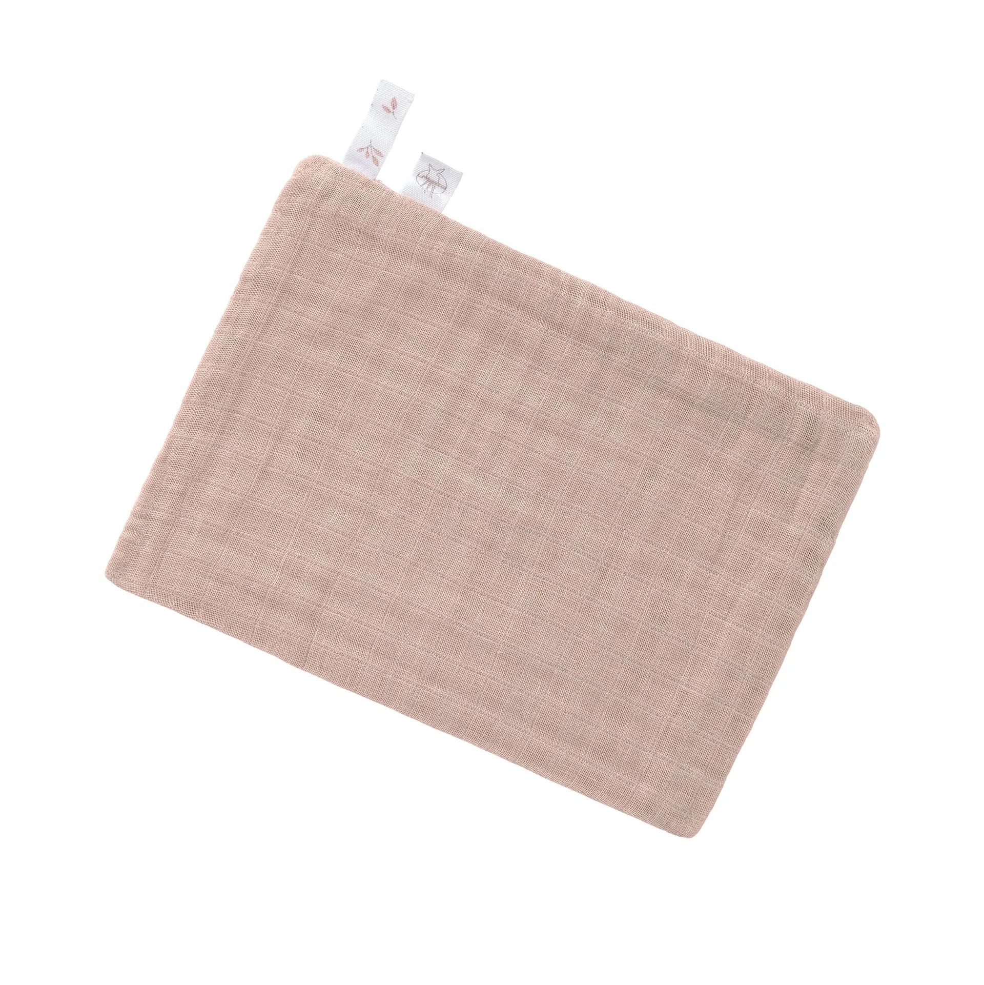 Gants de toilette en mousseline (3pcs), Feuilles. - Image 4
