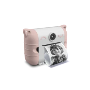 KIDYPRINT Appareil photo à impression thermique (Rose).