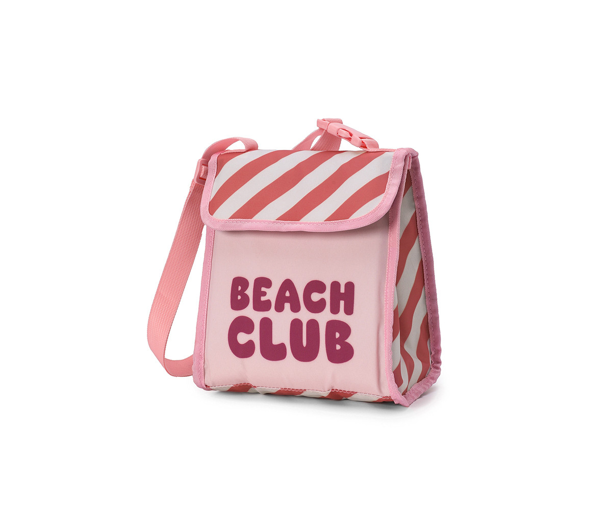 Sac à Goûter Isotherme Stripes Bloom & Blush.