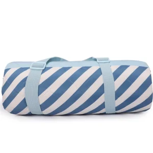 Couverture de pique-nique Rayures Bleues.