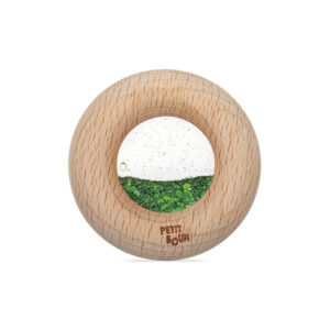 Petit Boum, Hochet sensoriel donut vert.