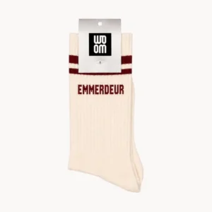 Chaussette Homme EMMERDEUR – Bordeaux.