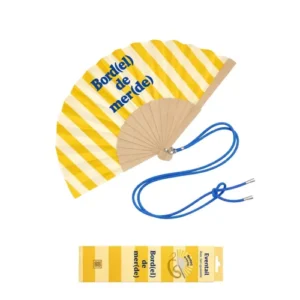 Eventail avec Bandoulière et Boîte Cadeau – Bord(el) de Mer(de).