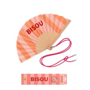 Eventail avec Bandoulière et Boîte Cadeau – Bisou.