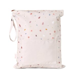 Grande pochette étanche pour transporter vêtements (Geometric Nature).