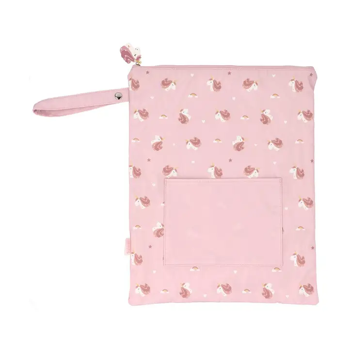 Grande pochette étanche pour transporter vêtements (Licorne).