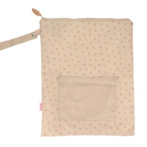 Grande pochette étanche pour transporter vêtements (Leaves Sable).