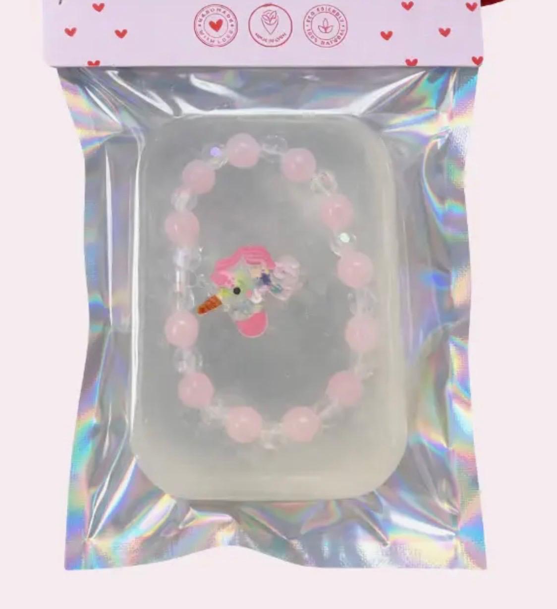 Savon Girly avec Bracelet – Licorne.